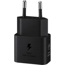 Samsung cargador de red original USB-C GAN carga rápida PD 25W (EP-T2510NBE) negro