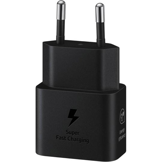 Samsung cargador de red original USB-C GAN carga rápida PD 25W (EP-T2510NBE) negro