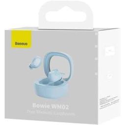 Baseus Bowie WM02 auriculares TWS, BT5.3, tecnología de carga rápida azul