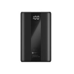 Power bank 20.000 mAh con carga rápida PD 22,5 W – USB-C y 3 puertos USB negro