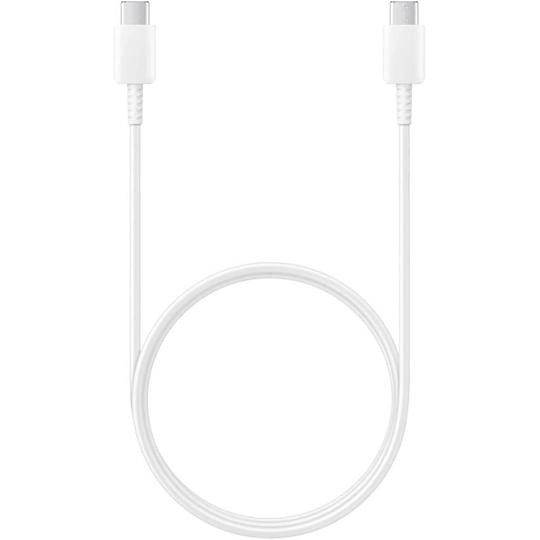 Samsung EP-DA705BBE cable USB-C a USB-C 1 Metro, 60W, original bulk blanco