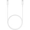 Samsung EP-DA705BBE cable USB-C a USB-C 1 Metro, 60W, original bulk blanco