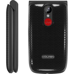 Volfen Astro Flip 4G - Teléfono Móvil con Tapa para Mayores negro