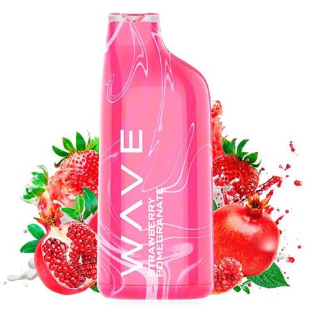 Vaper Bud Vape Wave 800 Strawberry Pomegranate 20MG