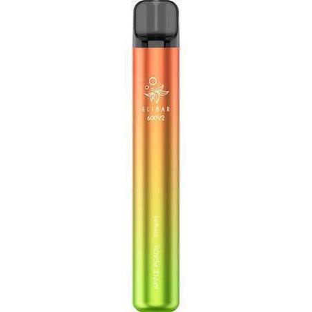 Vaper desechable ELFBAR 600V2 Apple Peach 20MG