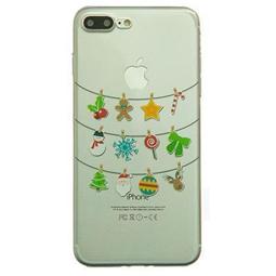 Funda silicona gel iPhone 7 Plus / iPhone 8 Plus navideña
