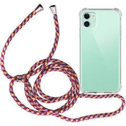 Funda colgante con cuerda para iPhone XS Max burdeos y azul
