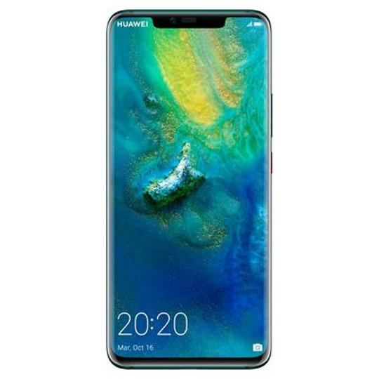 Maqueta original Huawei Mate 20 Pro con simulación de pantalla encendida, color verde