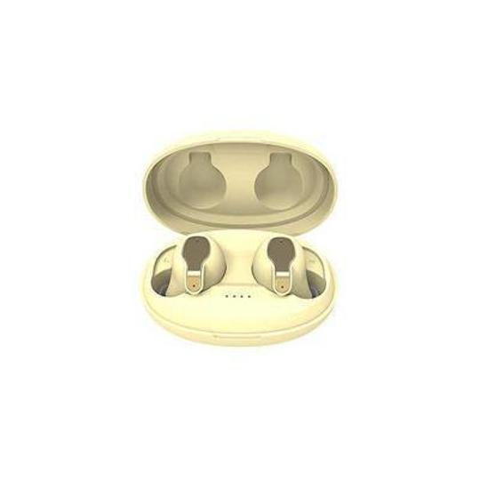 Auriculares intrauditivos XY-5 Bluetooth 5.0 estéreo con estuche de carga mini amarillo