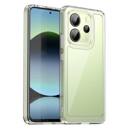 Carcasa Xiaomi Redmi Note 14 hybrid (bumper + trasera transparente) transparente