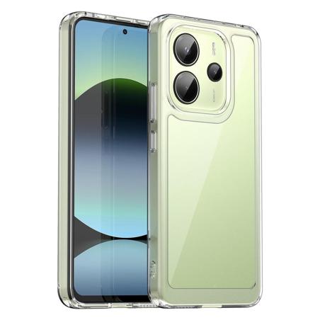 Carcasa Xiaomi Redmi Note 14 hybrid (bumper + trasera transparente) transparente