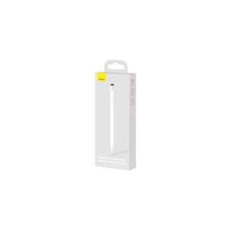 Lápiz capacitivo BASEUS (versión activa + pasiva) 130mAh (ACSXB-C02) blanco