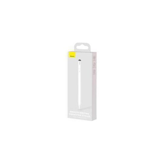 Lápiz capacitivo BASEUS (versión activa + pasiva) 130mAh (ACSXB-C02) blanco