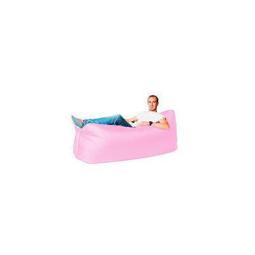 Tumbona hinchable, laybag para playa, piscina, jardín rosa