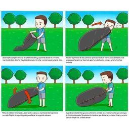 Tumbona hinchable, laybag para playa, piscina, jardín negro