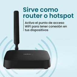 ADOC V4 Caja de voz 4G, servicio de teleasistencia, con punto acceso WiFi