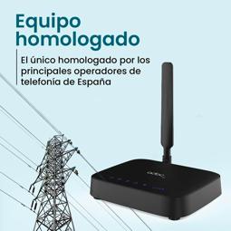 ADOC V4 Caja de voz 4G, servicio de teleasistencia, con punto acceso WiFi