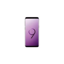 Maqueta original Samsung Galaxy S9 con simulación de pantalla encendida, color morado