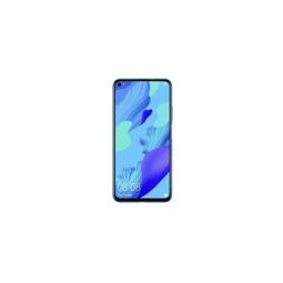 Maqueta original Huawei Nova 5T con simulación de pantalla encendida, color azul