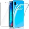 Protector cristal templado + funda silicona Samsung Galaxy A30