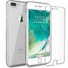 Protector cristal templado + funda silicona slim iPhone 7 Plus / iPhone 8 Plus