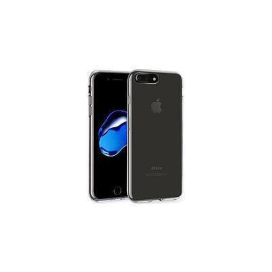 Funda silicona gel iPhone 7 plus / iPhone 8 Plus ultra slim 0,3mm color negro