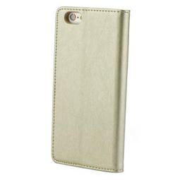 Funda de piel libro Premium iPhone SE (2020) /  iPhone 8 / 7 dorado