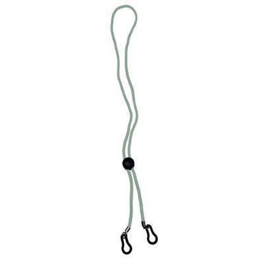 Cordón portamascarillas gris