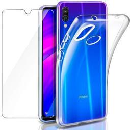 Protector cristal templado + funda silicona Xiaomi Redmi 7