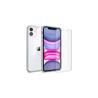 Protector cristal templado + Carcasa Hibrida iPhone 11 transparente