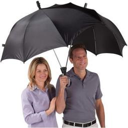 Paraguas doble Dualbrella para dos personas, color negro