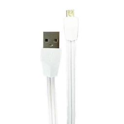 Cable datos micro usb (smarphones Samsung, Sony, HTC, LG, Nokia...) color color blanco