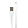 Cable datos micro usb (smarphones Samsung, Sony, HTC, LG, Nokia...) color color blanco