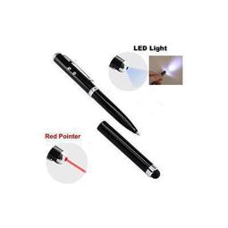 Bolígrafo puntero Stylus Láser negro