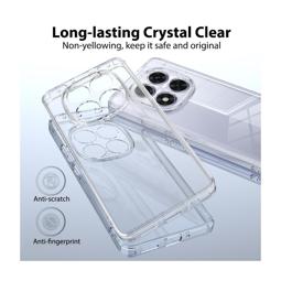 Carcasa Xiaomi Redmi Note 14 Pro 5G hybrid (bumper + trasera transparente) transparente