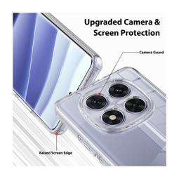 Carcasa Xiaomi Redmi Note 14 Pro 5G hybrid (bumper + trasera transparente) transparente