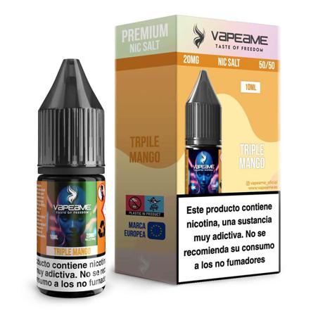 Premium E-Liquid 10ML, 20mg nicotina, Triple Mango