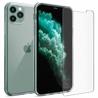 Protector cristal templado + funda silicona iPhone 11 Pro transparente