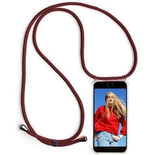 Funda colgante con cuerda para iPhone 11 Pro burdeos