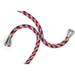 Funda colgante con cuerda para iPhone 11 Pro burdeos y azul