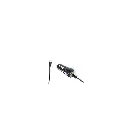 Cargador de coche universal microUSB 1.200mAh + puerto USB 1.000mAh