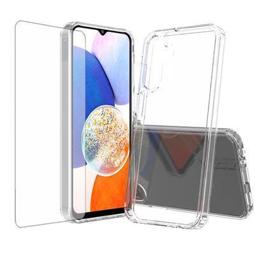Protector cristal templado + carcasa híbrida Samsung Galaxy A15 4G / A15 5G transparente