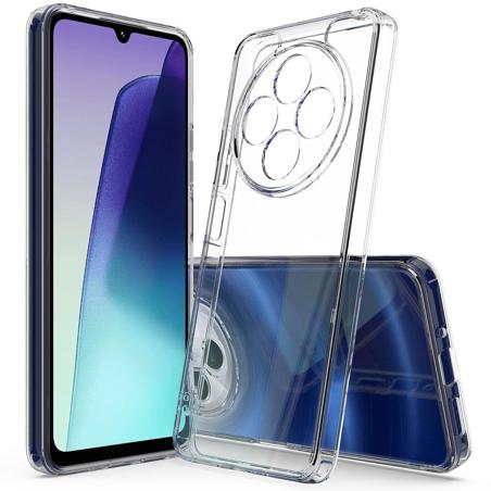 Carcasa Xiaomi Redmi 14C hybrid (bumper + trasera transparente) transparente