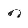 Cable Micro Usb otg host negro