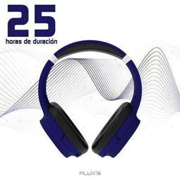 Auriculares inalámbricos Flux's Orion Bluetooth 5.0, Admite tarjeta MicroSD, Radio FM, color azul