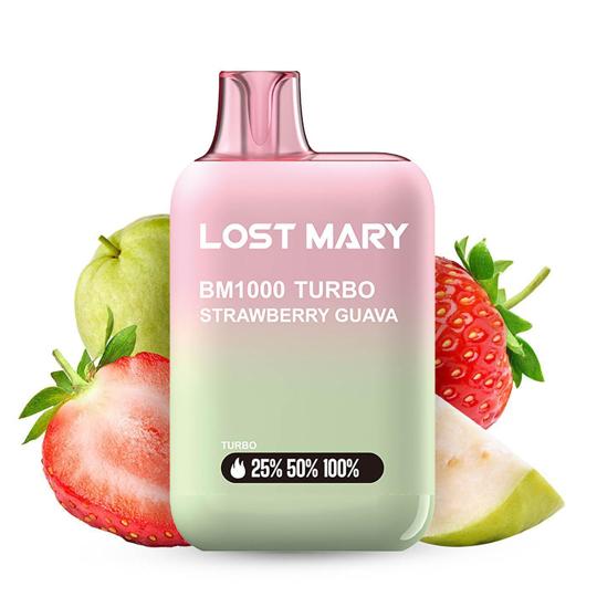 Vaper Lost Mary BM1000 TURBO Strawberry Guava 20mg