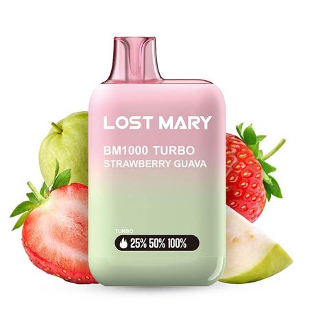 Vaper Lost Mary BM1000 TURBO Strawberry Guava 20mg