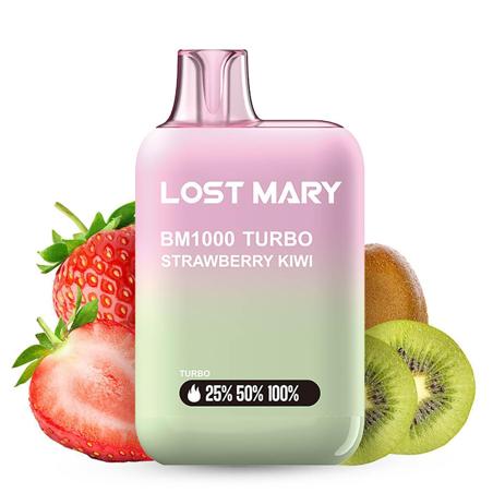 Vaper Lost Mary BM1000 TURBO Strawberry Kiwi 20mg
