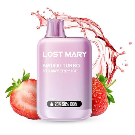 Vaper Lost Mary BM1000 TURBO Strawberry Ice 20mg