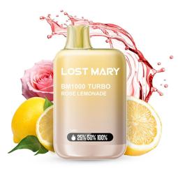 Vaper Lost Mary BM1000 TURBO Rose Lemonade 20mg